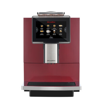 咖博士（Dr.coffee）H10全自动意式美式咖啡机自动清洗家用咖啡机 酒红