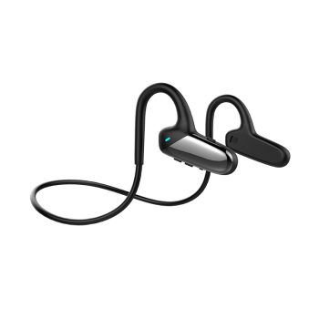 Masentek F808无线蓝牙耳机空气传导概念不入耳挂耳式颈挂颈式骨感 运动跑步听歌 适用苹果华为手机电脑