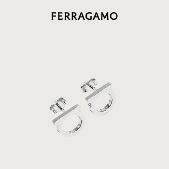 菲拉格慕(Ferragamo)女士GANCIO黄铜耳钉0696430