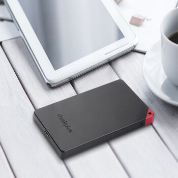 ThinkPlus联想 移动固态硬盘 USB3.2高速PSSD移动硬盘 读取400MB/S US100黑色【256G】