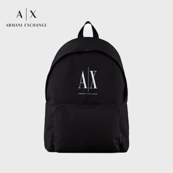 阿玛尼ARMANI EXCHANGE【礼物】AX男士徽标印花通勤双肩包