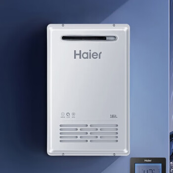 海尔（Haier）燃气热水器室外机16升防风防雨速热变频恒温大水量天然气强排式热水器 JSW31-16TF3BWU1