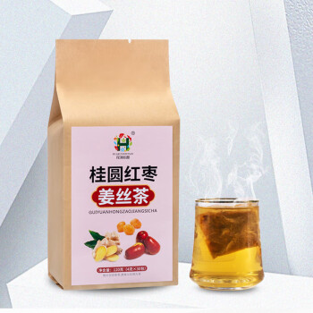 花润心甜（HUARUNXINTIAN） 桂圆红枣姜丝茶组合袋泡花草茶4g*30包/袋 30袋起售