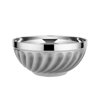 禧天龙 304不锈钢碗 食堂家用饭碗汤碗 餐具面碗 双层隔热大号碗