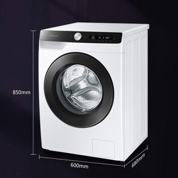三星（SAMSUNG）10.5公斤全自动滚筒洗衣机洗烘一体机大容量 冷凝烘干蒸汽除菌 泡泡净10公斤洗衣机WD10T504DCE/SC