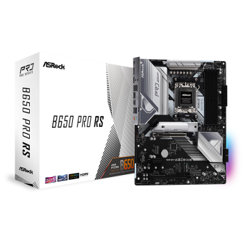 华擎（ASRock）B650 Pro RS匠心主板 DDR5 支持 AMD 8600G/7500F/7950X/7800X3D（AMD B650/Socket AM5)\t