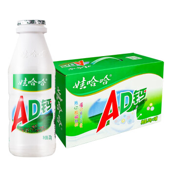 娃哈哈 AD钙奶 含乳饮料 220g*24瓶（手提装） 整箱装