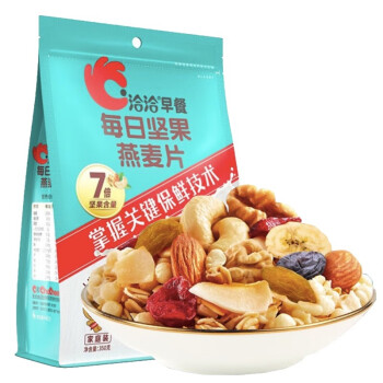 洽洽 早餐每日坚果燕麦片【350g*4袋】营养早餐速食即食麦片