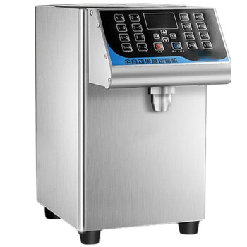 NGNLW16格全自动果糖机商用奶茶店小型迷你精准定量机水吧设备全套   银色