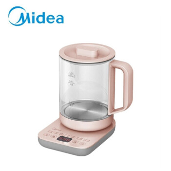 美的（Midea）养生电水壶烧水壶电热水壶煮茶壶电茶壶煮水壶煮茶器办公玻璃GE1507