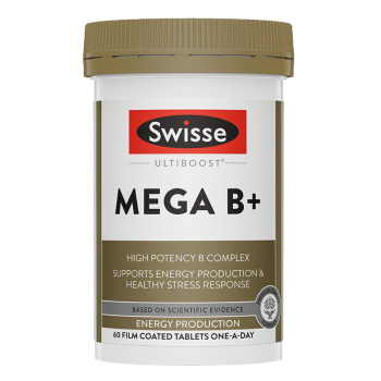 swisse复合维生素b族 多种维生素B成人男性女士b1b2b6b12促进代谢增强免疫力澳洲进口 60粒