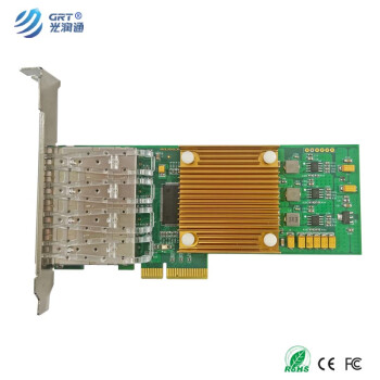 光润通（GRT） 国产千兆四光口网卡 FF-904E-V3.0 自主芯片电脑服务器网卡