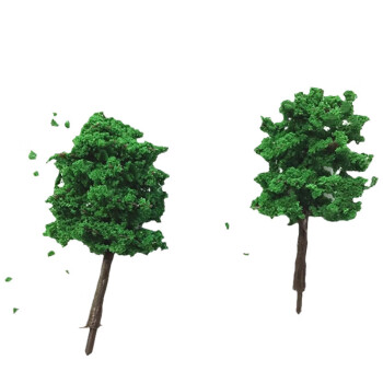 智蓝剑 沙盘配件地物模型 5cm模拟小树