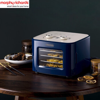 摩飞电器（Morphyrichards）电烤箱 水果烘干机 家用食品风干机 小型宠物零食蔬干果机 MR6255 轻奢蓝