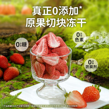 有零有食（YOULINGYOUSHI）每日冻干草莓干15g/袋纯冻干草莓下午茶休闲解馋健康网红零食