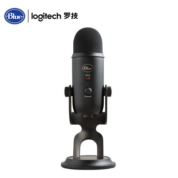 罗技 Blue Yeti Nano小雪怪USB专业电容麦克风电脑手机直播K歌录音