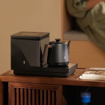鸣盏（MINGZHAN）带洗杯机的上水壶泡茶烧水壶电热水壶一体全自动智能上水茶艺壶礼物 台式+可嵌入茶盘 MZ160 0.8L