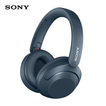 索尼（SONY）WH-XB910N 降噪耳机 无线重低音 头戴式 50小时长久续航 蓝牙5.2 蓝色