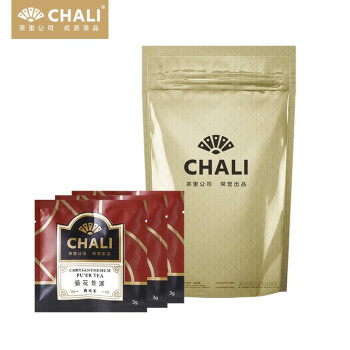 CHALI 茶里甄选菊花普洱袋装300g（3g*100片）量贩装办公茶水酒店用茶