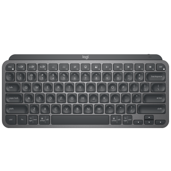 罗技（Logitech）MX Keys Mini 简约无线蓝牙 高端办公键盘 智能语音键盘 背光时尚 超薄便携 石墨黑