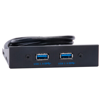 魔羯 MOGE MC2002  USB3.0前置面板 软驱位 usb3.0扩展卡 19针/20Pin转usb3.0转接线
