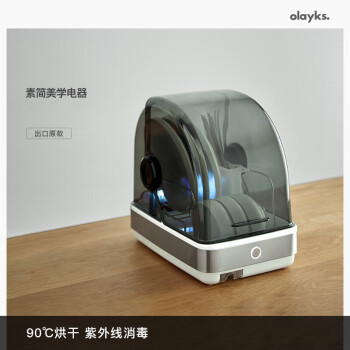 OLAYKS欧莱克 家用22L小型厨房台式碗筷热风烘干紫外线消毒柜 ZTD22-B