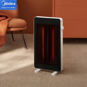 美的（Midea）取暖器 电暖烤火炉 暖气片油汀超声波加湿触屏控制速热电油汀 NPW-ML 