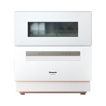 松下（Panasonic）洗碗机家用台式台面易安装NP-UW5WK2T可视化窗口+高温除菌+烘干一体刷碗机