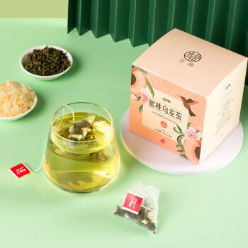 立尚 蜜桃乌龙茶花果粒茶组合茶奶茶店冷泡茶42克(12袋)/盒   5盒起售