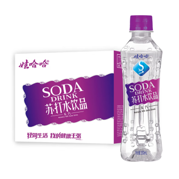 娃哈哈苏打水整箱350ml*12瓶