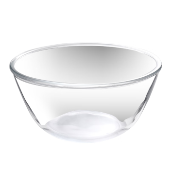 拜杰玻璃碗水果沙拉碗玻璃盆和面盆透明碗打蛋盆蛋糕烘焙碗2100ML