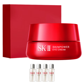 SK-II大红瓶大眼眼霜15g抗皱保湿sk2化妆品全套护肤品套装skii生日礼物