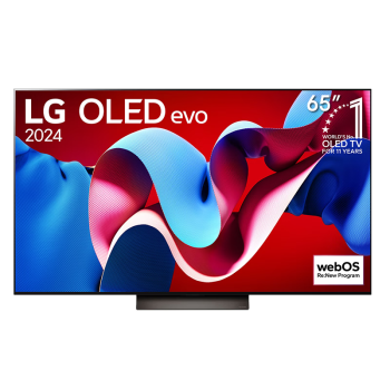 LGC4系列 65英寸OLED65C4PCA 4K超高清全面屏 巨幕影院级电视 杜比视界&全景声 120HZ高刷 欧洲杯