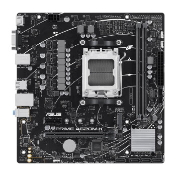 华硕（ASUS）PRIME A620M-K 支持DDR5 CPU 7700X/7600X (AMD A620/socket AM5)