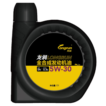 龙润润滑油全合成汽油机油润滑油 5W-30 SN级 1L 汽车保养