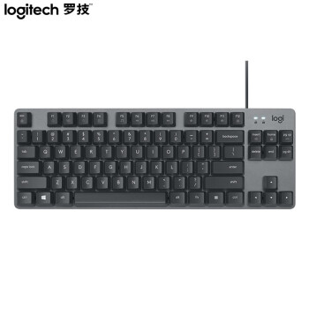 罗技（Logitech）K835机械键盘 有线键盘 游戏办公键盘 84键 黑色 TTC轴 红轴 商用
