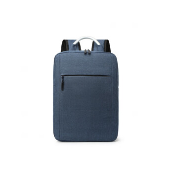 华纳海姆 VANAHEIMR大容量2023新款USB双肩背包简约商务休闲双肩包女男电脑包铝把蓝