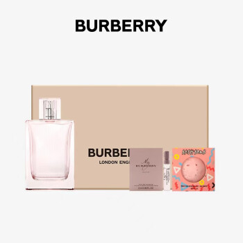 博柏利（BURBERRY）红粉恋歌女士香水礼盒(30ml+1.5ml+沐浴球*1) 节日礼物送女友