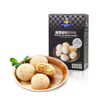焙芝友麻薯面包预拌粉300g×3盒 可制作麻薯糕点烘焙原料 SP