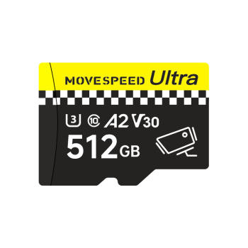 移速（MOVE SPEED）512GB TF（MicroSD）存储卡 行车记录仪内存卡监控摄像头小米U3 V30相机储存卡高速耐用