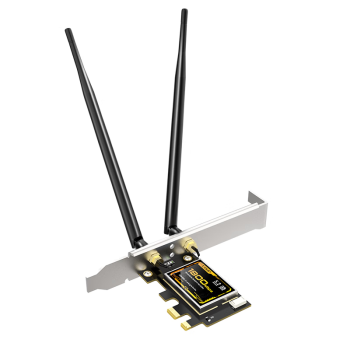 翼联（EDUP） EP-9655 WiFi6无线网卡 PCI-E台式机网卡 电竞千兆网卡5G双频1800M+蓝牙5.2