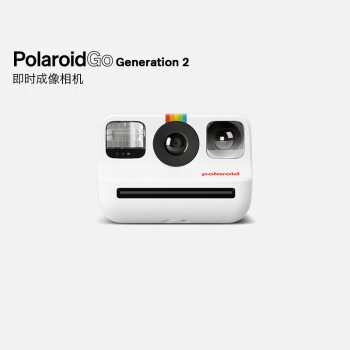 Polaroid 宝丽来 Go Gen2袖珍型即时成像相机拍立得入门级旅行必备生日送礼 白色 官方标配