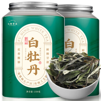 七春白茶白牡丹福建白茶2017年陈散茶罐装250g端午父亲节茶叶自己喝 