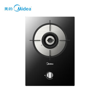 美的（Midea）燃气灶JZT-Q13家用单灶5.0kW猛火爆炒单眼灶五档火力三重匀燃均匀加热台嵌两用灶台 一级能效 黑色