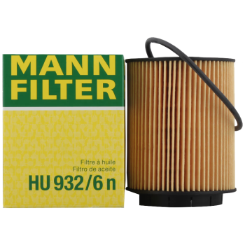 曼牌（MANNFILTER）机油滤清器机油滤芯HU932/6N卡宴吉普大切诺基帕萨特辉腾途锐Q7