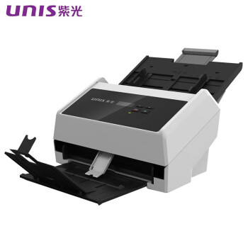 紫光（UNIS）Q5608国产A4高速馈纸式连续自动双面彩色扫描仪 自动进纸 数据线连接 80页/分钟