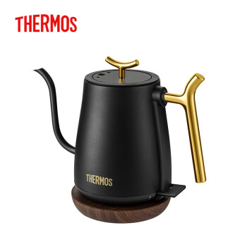THERMOS/膳魔师 EHA-1363A电热水壶 咖啡手冲壶（304不锈钢）自动断电热水壶端午送礼