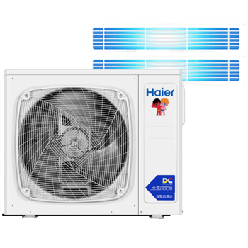 海尔（Haier）中央空调一拖二风管机小4匹匹小多联一级能效全直流变频嵌入式智尊+ RFC80MXSAVA(G)