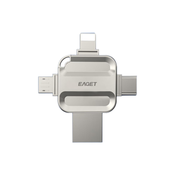 忆捷（EAGET）I71-256G USB3.0 Lightning Type-C MicroUSB口 苹果安卓华为手机电脑通用四接口存储U盘