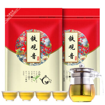 敬千秋【搭配茶具】铁观音250g*2袋 新茶 正宗安溪铁观音 茶叶乌龙茶